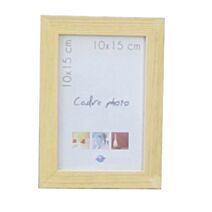 Cadre bois 21 x 29 cm jaune